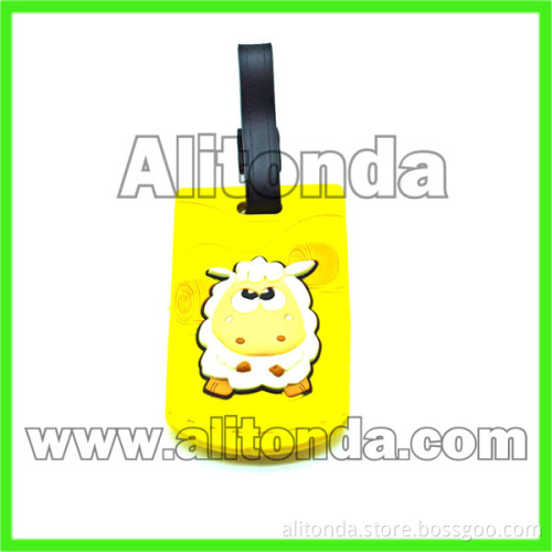 High quality promotional pvc luggage tag travel luggage tag plane luggage tag custom